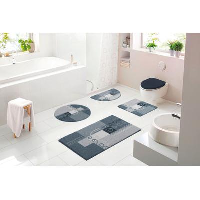 Badematte GRUND "Frida" Gr. 52, grau, H:20mm, Polyacryl, Badematten, 5 Jahre GRUND Garantie, Made in Europe, sehr weicher Flor Image