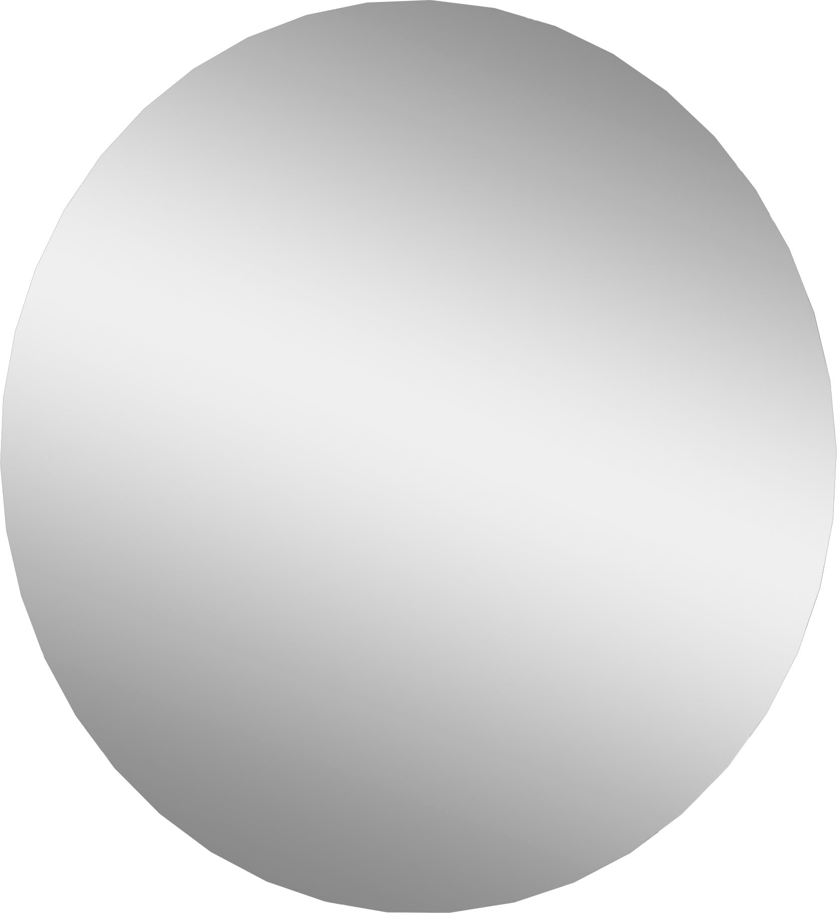 Wandspiegel GERMANIA "Ameca", grau (graphit), T:2cm, Spanplatte, Spiegelglas, Spiegel, Wandspiegel, rahmenlos