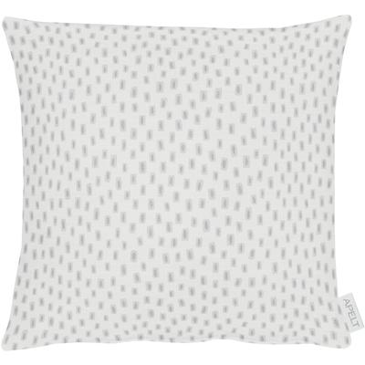 Dekokissen APELT "9601" Gr. 1, bunt (silberfarben, weiß, gepunktet), B:40cm L:40cm, Polyester, Viskose, Dekokissen_Sitzkissen_Kissenhüllen, Kissenhülle ohne Füllung, 1 Stück Image