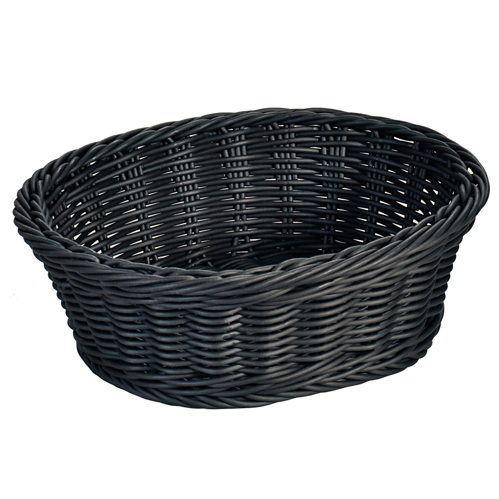 Brotkorb KESPER "Brot- und Obstkorb, 5er Set", schwarz, B:25cm H:8,5cm, Lebensmittelaufbewahrungsbehälter, Breite ca. 25 cm