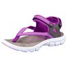 Sandale LICO "Sandale Lagos V", Gr. 40, lila, Synthetik, Schuhe Outdoorsandale Sandale Zehenstegsandale