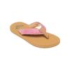 Sandale ROXY "Porto Raffia", Gr. 11(28), lila (raspberry), Obermaterial: 90% synthetischer Bast/10% Polyester, Futter: 100% Textil, Laufsohle: 100% TPR, Schuhe