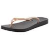 Zehentrenner IPANEMA "IPANEMA ANATOMICA TAN FEM", Gr. 41/42, schwarz (schwarz, gold), Synthetik, sportlich, Schuhe