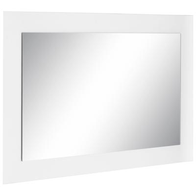 Spiegel BORCHARDT MÖBEL "Finn", weiß, B:89cm H:45cm T:2cm, Glas, Spiegel, mit Rahmen Image