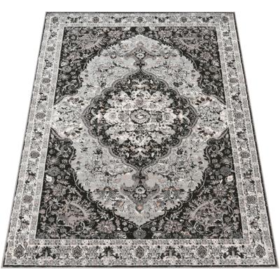 Teppich PACO HOME "Pescara 331", schwarz, B:120cm H:12mm L:160cm, Polypropylen, Polyester, Teppiche, Kurzflor, Orient-Optik, Vintage Design Image