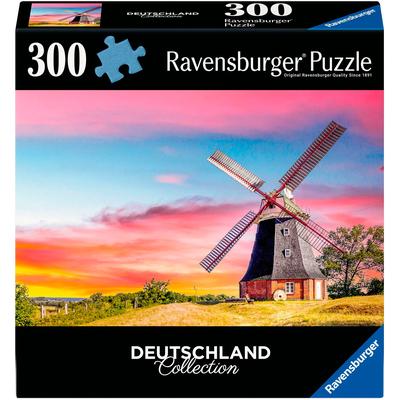 Puzzle RAVENSBURGER "Deutschland Collection, Die Windmühle von Klütz", bunt, Puzzles, KinderB:39cm H:27cm, Made in Europe, B:39cm H:27cm Image