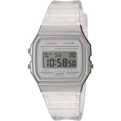 Chronograph, transparent, CASIO TIMELESS COLLECTION, Armbanduhren, Damen, Quarzuhr, Armbanduhr,Herren,Damen,Jugendliche, Digitaluhr,Resinarmband Image