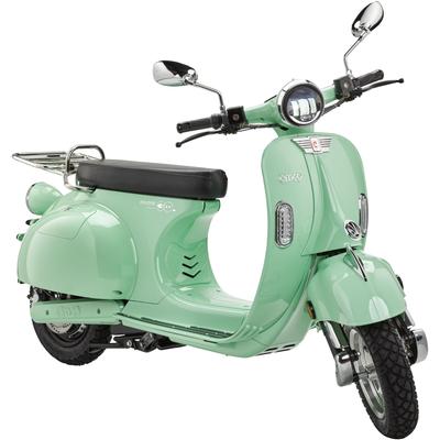E-Motorroller EMCO "NOVA 3000", grün (mint, schwarz), Elektromotorroller, 45 km/h, B:77,5cm H:108cm L:188,5cm Image