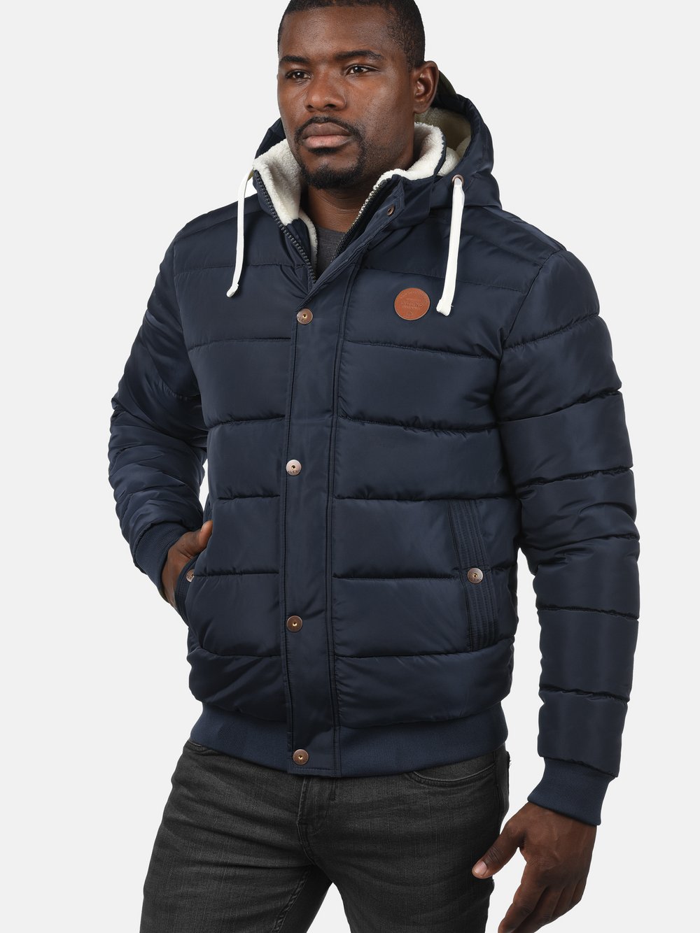BLEND Steppjacke Herren marine, XL Image