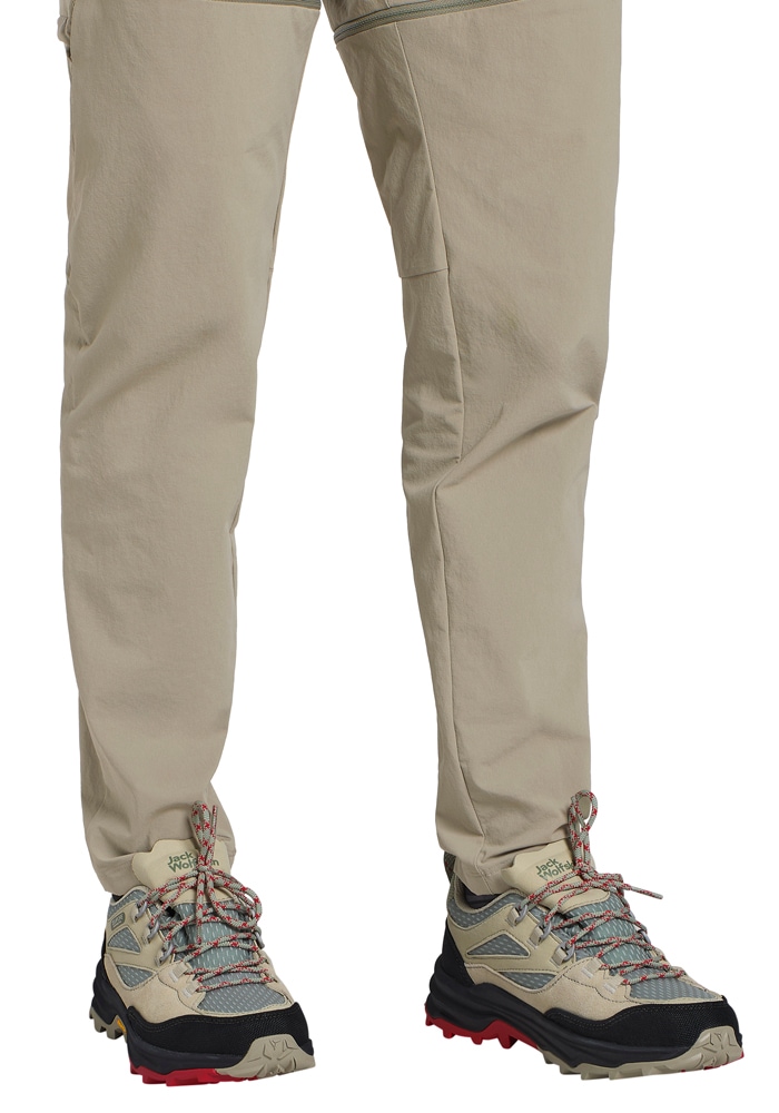 Wanderschuh JACK WOLFSKIN "CYROX TEXAPORE LOW W", Damen, Gr. UK85-EU425, Normalschaft, grün (mint, leaf), Obermaterial: Synthetik; ;Obermaterial 2: Textile; Futter: Texapore Core ;Sole: / EVA; 100% / EVA, Schuhe Wanderschuh