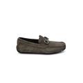 Salvatore Ferragamo Mokassins Driver Gancini Grau
