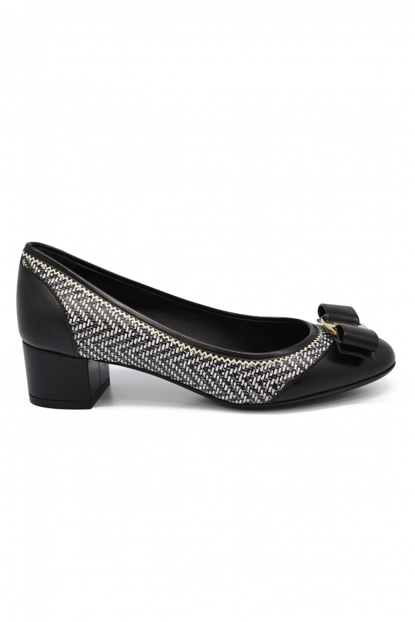 Salvatore Ferragamo Eva Leathe Pumps Schwarz
