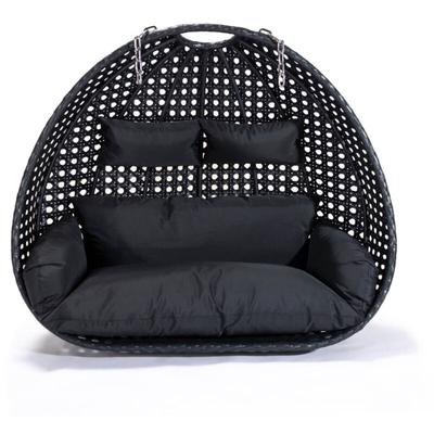 Polyrattan Hängesessel nur Korb und Kissen twin Farbe: Schwarz, Ausstattung: Korb und Kissen Poly Image