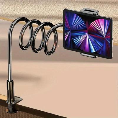 TEMU 1/2pcs Tablet & Phone Holder, Thicker Flexible Arm Gooseneck Tablet Holder For Bed, Headboard, Desk, Headboard, Table, Sofa, Reclining Bed, Mini , , Switch, Galaxy Tabs Devices, Christmas Gifts