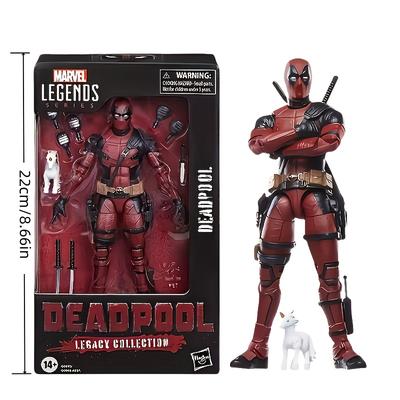 TEMU Officially Licensed Deadpool 3 Pvc Figure - Detachable & Articulated! Collectors, Desk Decor, Home Display & Gifts (, Halloween, Bday)