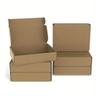TEMU 20pcs Corrugated Cardboard Shipping Box Shipping Box Postal Folding Box Weight 8kg, Brown