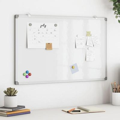 TEMU High Quality Whiteboardmagnetic Whiteboard 80x50x1.7 Cm In Aluminium Image