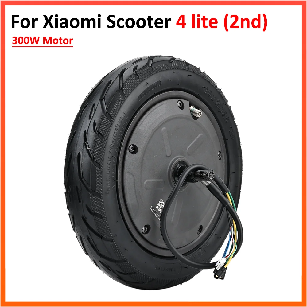 36V 300W Motor für Xiaomi Elektroroller 4 Lite (2. Generation) 10*2,125 Vakuumreifen Hinterrad Motorteile Image