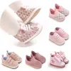 Neue Baby Rosa Turnschuhe Anti-slip Weiche Plaid Baby Mädchen Schuhe Neugeborene Erste Wanderer Infant Baby Unisex Casual Schuhe