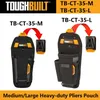 Hart gebaute TB-CT-35-M TB-CT-35-L zange Beutel mittlere/große schwere Konstruktion mit Gürtel clip Werkzeug Aufbewahrung tasche Werkzeug tasche