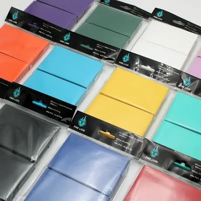 100 Teile/satz 66*91mm Penny Farbe Matte Katana Trading Card Sleeve Halter TCG Karten Schutz Für MTG Yugioh karte Ärmeln Image