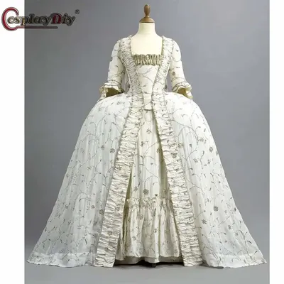 1740er Jahre Ballkleid Damen Robe A La Francaise Rokoko Marie Antoinette Kleid Kleid Viktorianisches Vintage Kostüm Medieva Rokoko Image