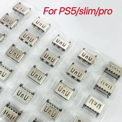 100pcs/lot Original New for Ps5 Hdmi Connector for Playstation 5 Console Hdmi-compatible Socket Port Replacement