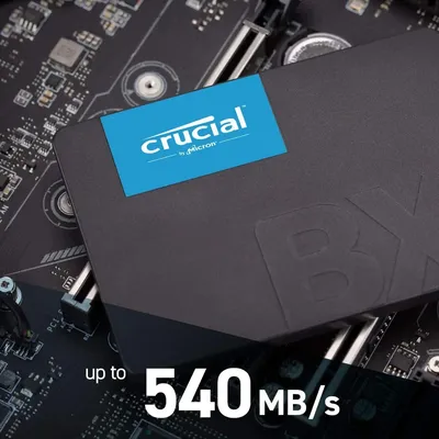 Crucial BX500 500GB 1TB 3D NAND SATA 2.5-Inch Internal SSD Solid State Drive, up to 540MB/s