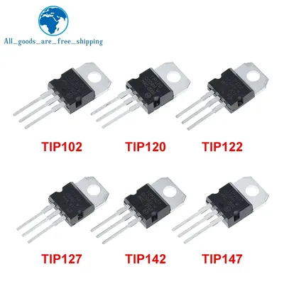 TZT 10pcs Voltage Regulation Module Tip102 Tip120 Tip122 Tip127 Tip142 Tip147 Tip142t Tip147t