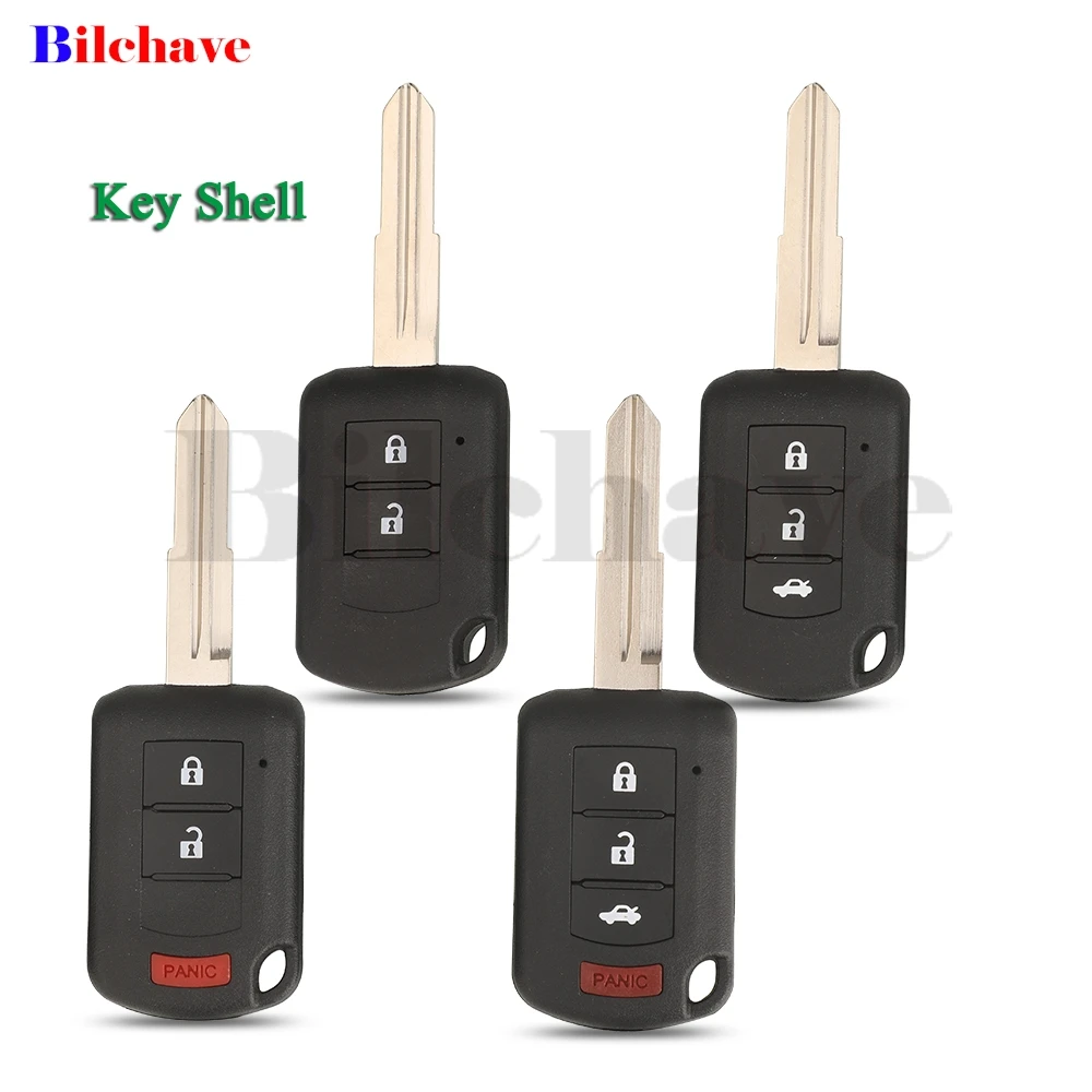 Jingyuqin 2/3/4 Tasten Ersatz Für Mitsubishi Eclipse Outlander Mirage lancer OUCJ166N Fob Auto Remote Key Shell Fall Image