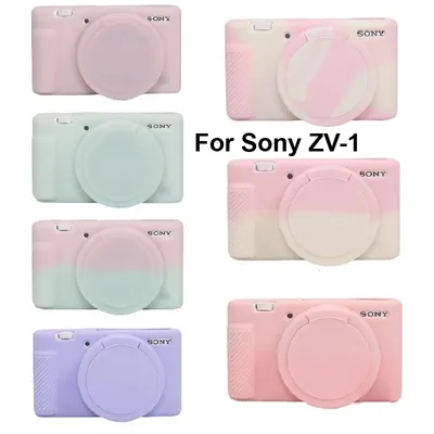 Silikon Kamera Fall Für Sony ZV-1 ZV1 Weiche Rüstung Haut Körper Fall Abdeckung Schutz Kamera Tasche Für Sony ZV-1 Digital Kameras