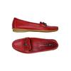 Hush Puppies Damen Halbschuh, Gr. 38, rot, Leder