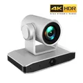 Zoom ottico 4K 12x Localizzatore automatico Altoparlante Monitoraggio Localizzazione vocale Telecamera PTZ con altoparlante e microfono Per aziende/istruzione