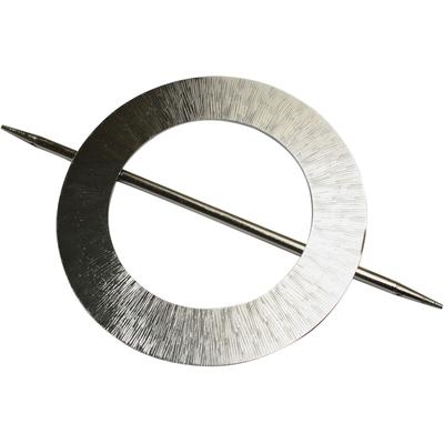 Dekoklammer für Raffhalter GARDINIA "Dekospange mit Stab Mars" Gr. 1, silber (edelstahlfarben), B:14,5cm L:14,5cm Ø:14,5cm, Raffhalter, zum Dekorieren und Raffen Image