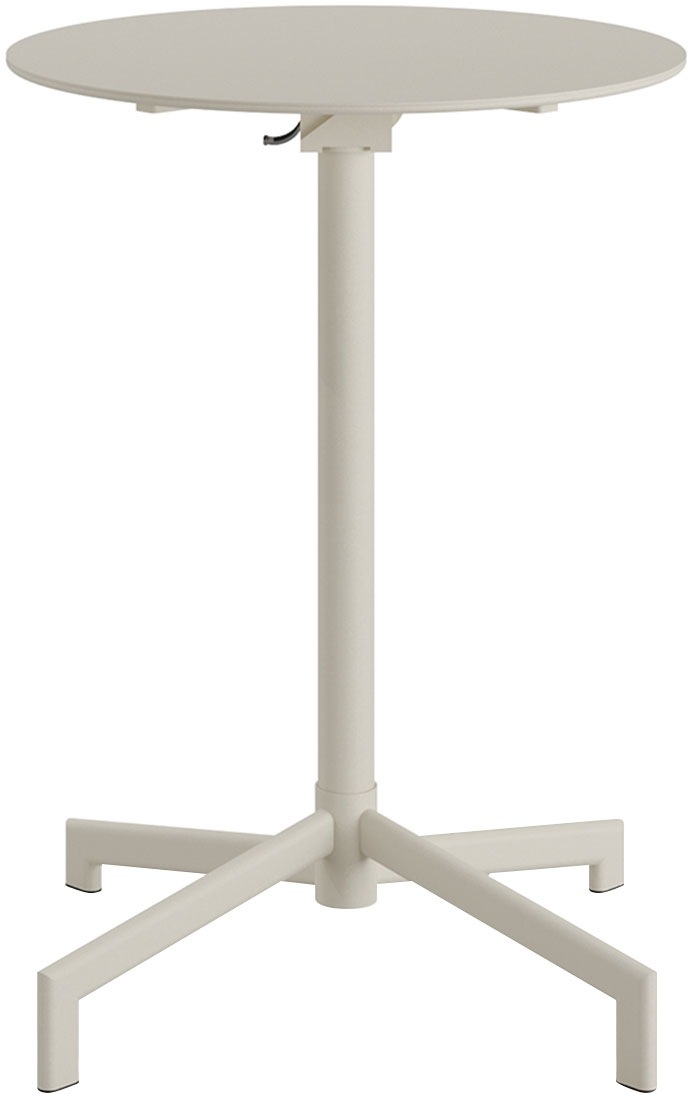Stehtisch BEST "Versa", beige, B:60cm H:74cm T:60cm, Pulverbeschichteter Stahl, Tische, Terrassen-/Stehtisch Image