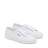 Sneaker SUPERGA "3750 JERSEY ROUCHES LEGGERA", Gr. 40, weiß, Textil, sportlich, Schuhe