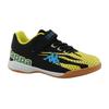 Hallenschuh KAPPA "Joy", Gr. 30, schwarz, gelb, turkis, Synthetik, Textil, sportlich, Schuhe