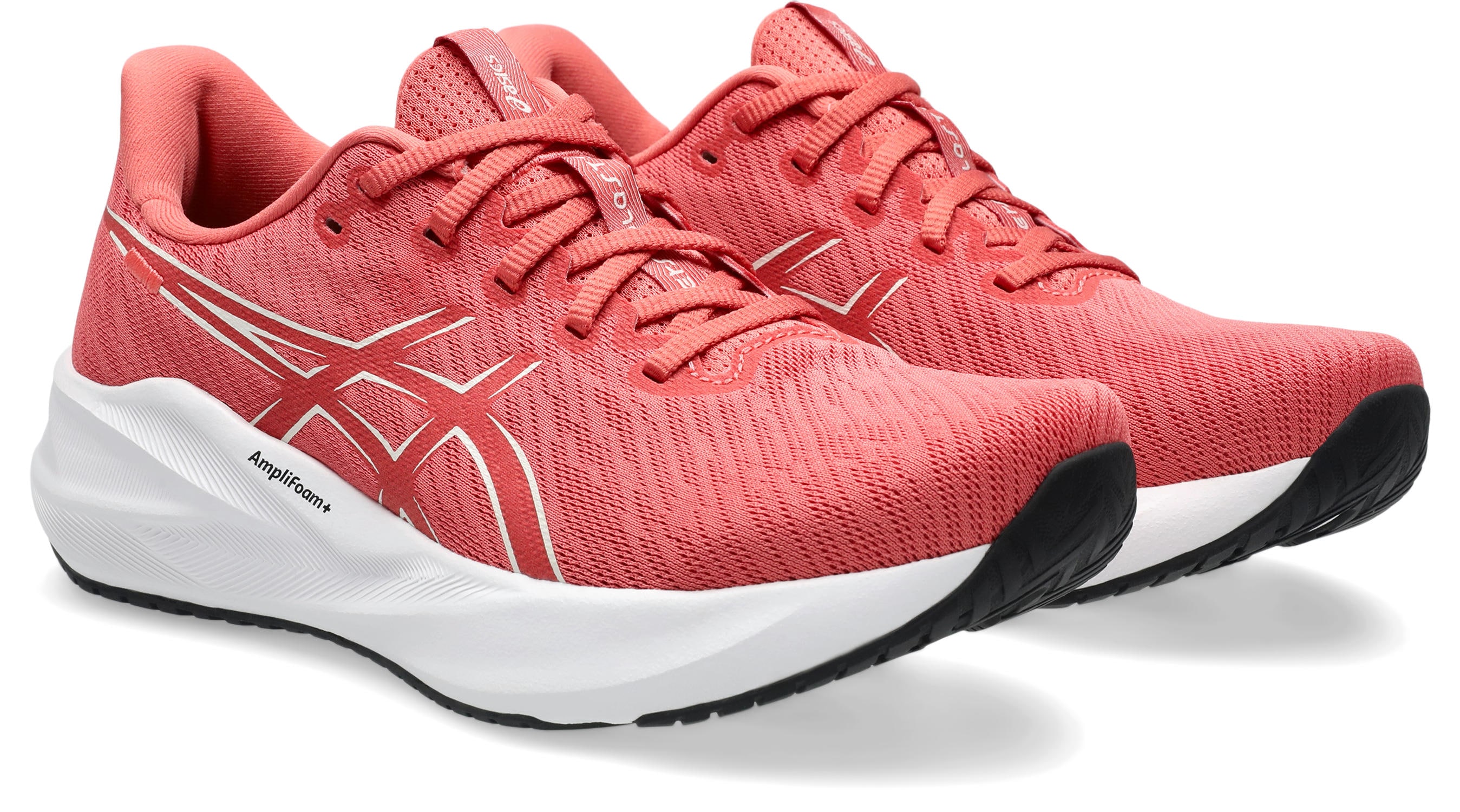 Laufschuh ASICS "VERSABLAST 4", Gr. 39, rosa (schwarz pink clay, birch), Textil, Sportlich, Schuhe
