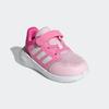 Klettschuh ADIDAS SPORTSWEAR "TENSAUR RUN 3.0 KIDS", Gr. 24, pink (clear pink, cloud weiß, pulse magenta), Textil, Synthetik, sportlich, Schuhe, für Kinder