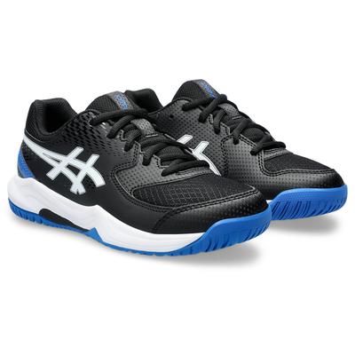 Tennisschuh ASICS "GEL-DEDICATE 8 GS", Gr. 37,5, blau (schwarz, tuna blau), Synthetik, sportlich, Schuhe, Multicourt-Schuhe Image