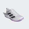 Hallenschuh ADIDAS PERFORMANCE "COURT TEAM BOUNCE 2.0", Gr. 39, cloud weiß, core schwarz, powder plum, Synthetik, Textil, sportlich, Schuhe, besonders geeignet für Handball