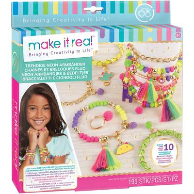 Kreativset MAKE IT REAL "Neon Armbänder", bunt, Kreativsets, Kinder Image