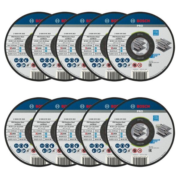 BOSCH Trennscheiben »PRO Stainless Steel and Metal X-Lock« 12.5 cm silber Image