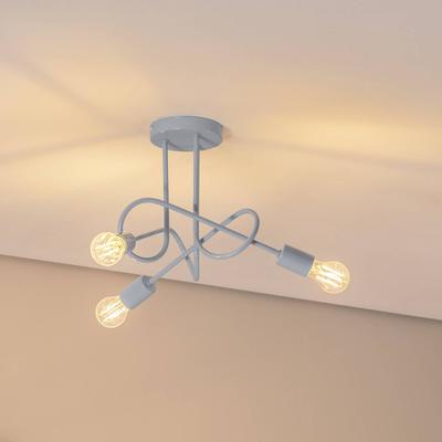 Deckenlampe Oxford HELAM, dimmbar, blau, für Wohn- / Esszimmer, Metall, Deckenlampe Image