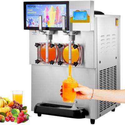 Mophorn - vevor 8 l x 2 Kommerzielle Slusheis Maschine, Slushgerät mit 2632 L/Std. Slush Slushy Image