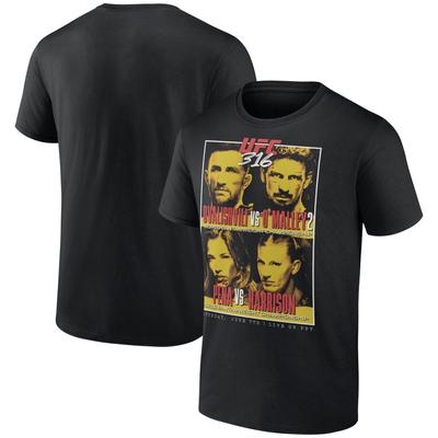 UFC 316 Artist Series Grafik-T-Shirt – Schwarz – Herren Image