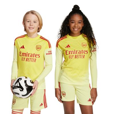 Arsenal adidas Heim-Torwarttrikot 2025-26 – Langarm – Kinder Image