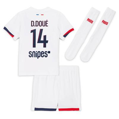 PSG Mini-Auswärtsausrüstung Stadium 2025-26 - Kleinkinder mit Aufdruck D.Doué 14 Image