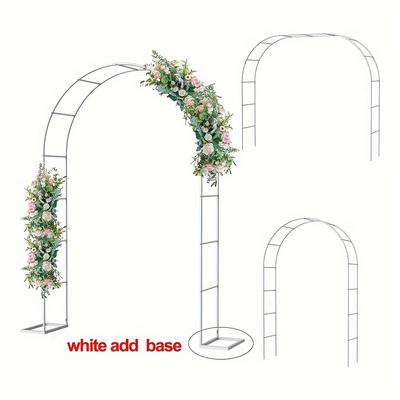 TEMU Backdrop Stand - Balloon Garden Arch Kit, Stable Balloon Arch Frame, Metal Wedding Arch For Wedding Birthday Party Baby Shower Decoration Image