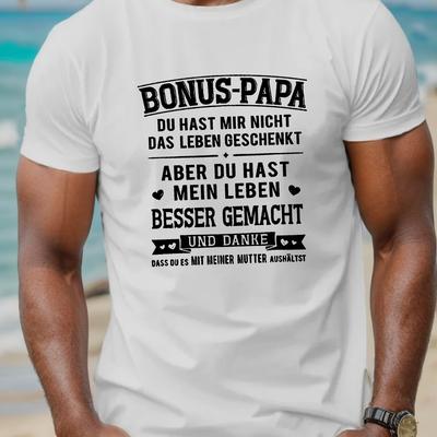 TEMU Men's Casual Graphic T-shirt - Short Sleeve, Crew Neck, Polyester, Geometric Pattern, Knit Fabric, Summer Top With Quote, Beachwear Tshirt | Print Tee | Polyester Fabric, Beach Clothes Image